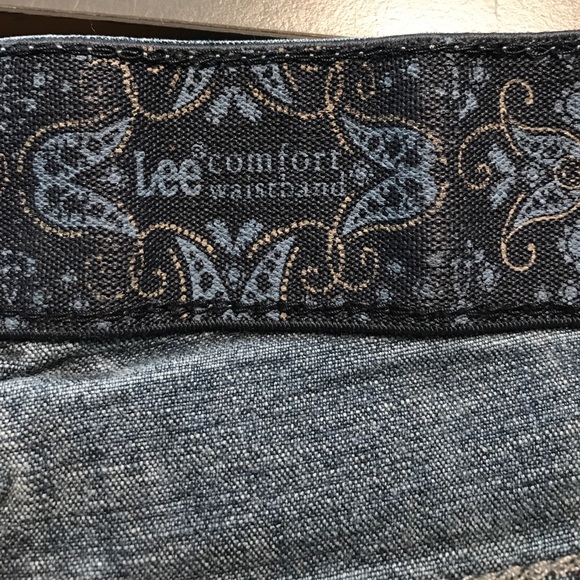 Lee Comfort Band Women's Denim Blue Jeans - Picture 7 of 8