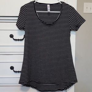 Classic T... Black and white striped