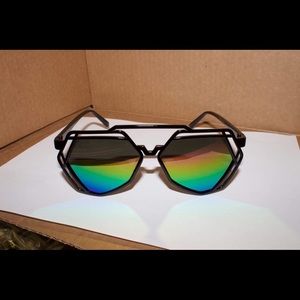 Multi-colored Mirror Sunglasses