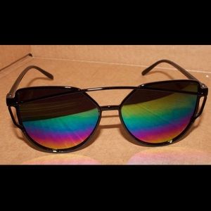 Multi-colored Cat Eye Sunglasses