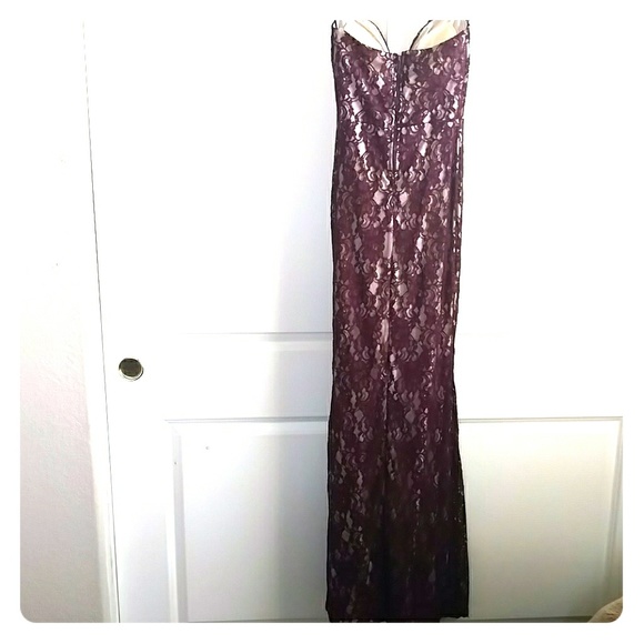 Burgundy Formal Dress - Picture 2 of 3