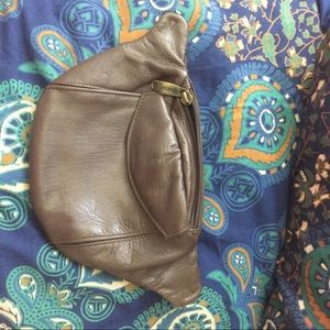 Vintage leather fanny pack
