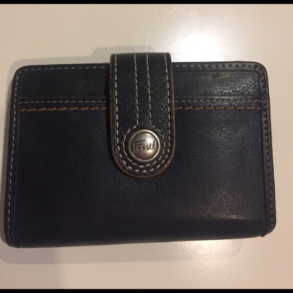 Fossil leather wallet