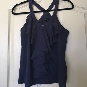 Blue Naked Zebra Tank