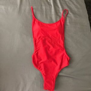 SUNNY CO CLOTHING Pamela red swimsuit