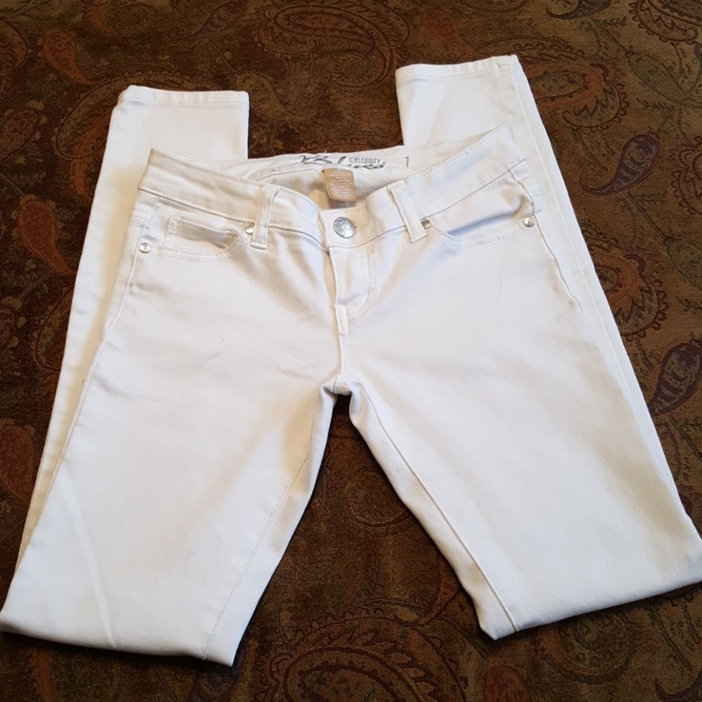 Low rise skinny jeans