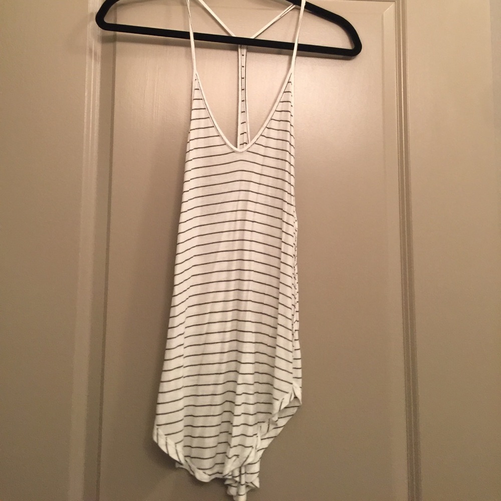 White and black tank