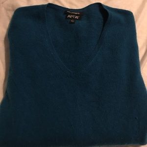 Turquoise cashmere sweater