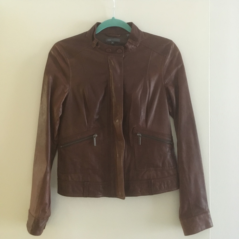 Vince new brown jacket size S