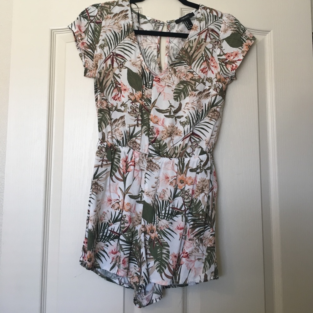 Island Print Romper