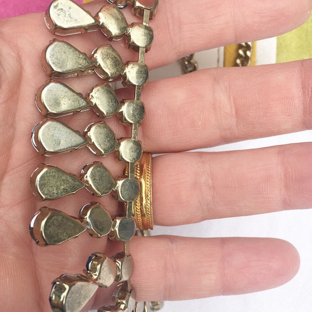 J. Crew Teardrop Crystal Necklace - Picture 3 of 5