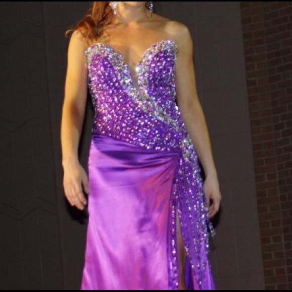 Custom MacDuggal Pageant Gown - Picture 3 of 8