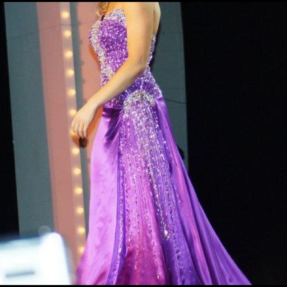 Custom MacDuggal Pageant Gown - Picture 4 of 8
