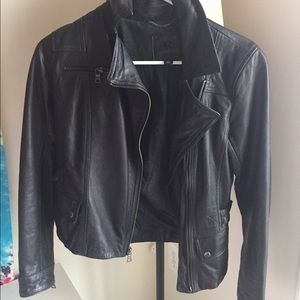 Banana Republic Black Leather Jacket