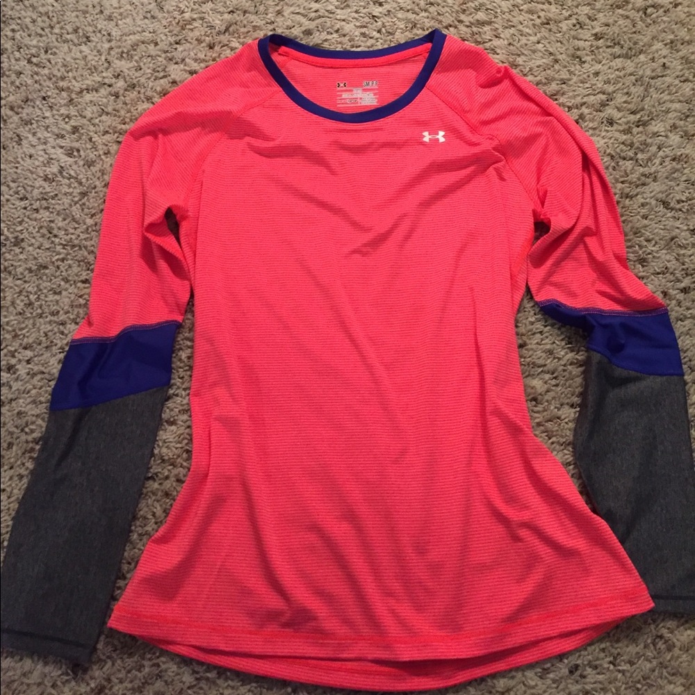 Long Sleeve Colored Under Armour HeatGear NWOT