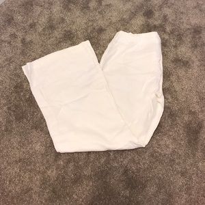 Express white linen pant