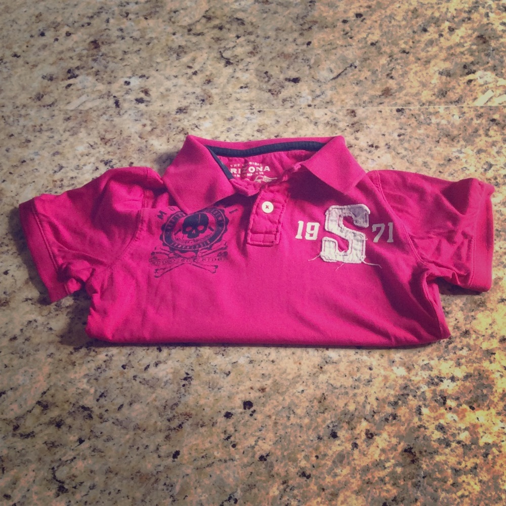 Pink Boys Collered Shirt