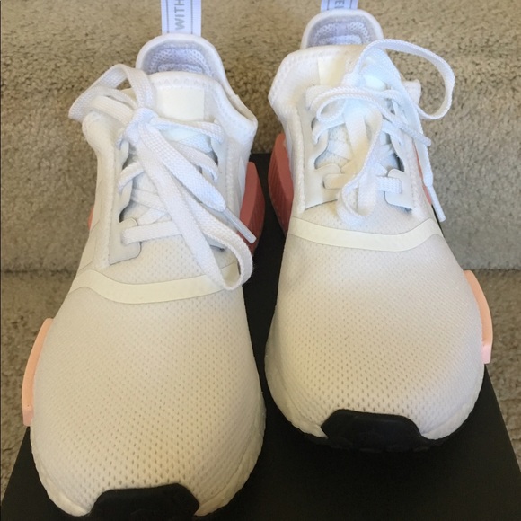 NWT Adidas NMD R1 White Rose - Picture 2 of 5