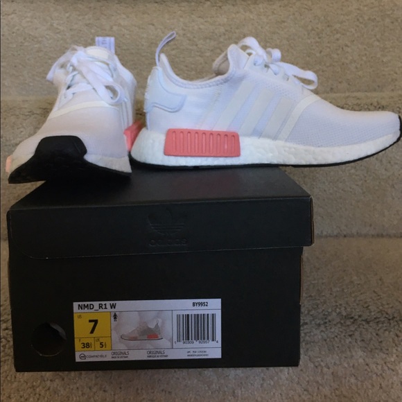 NWT Adidas NMD R1 White Rose - Picture 3 of 5