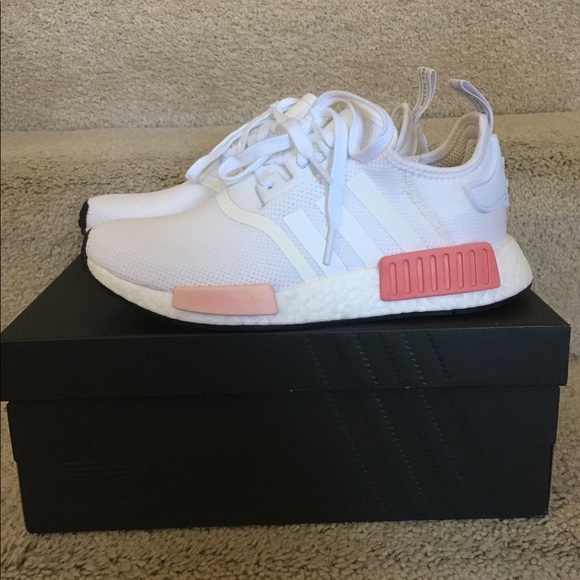 NWT Adidas NMD R1 White Rose - Picture 4 of 5