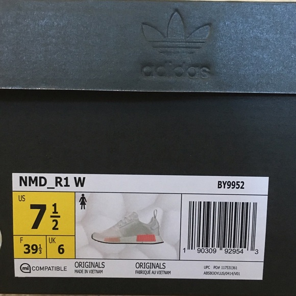 NWT Adidas NMD R1 White Rose - Picture 5 of 5