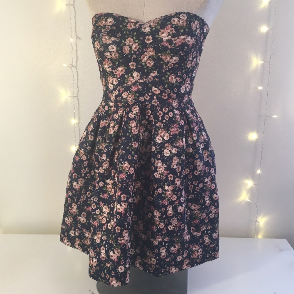 Floral Strapless Dress | NWOT | Never Worn!