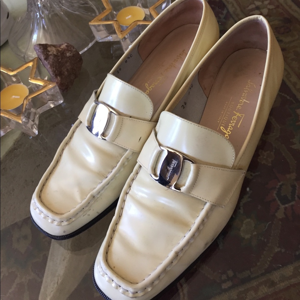 Vintage pair of Ferragamo loafers