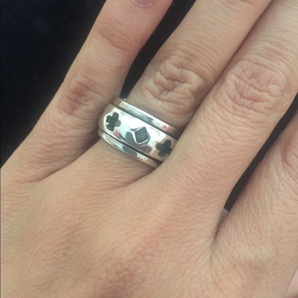 Sterling silver spinning ring 💍 size 6