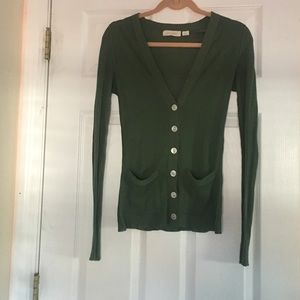Inhabit Small Green Cardigan