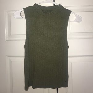 AEO high-neck cropped tank