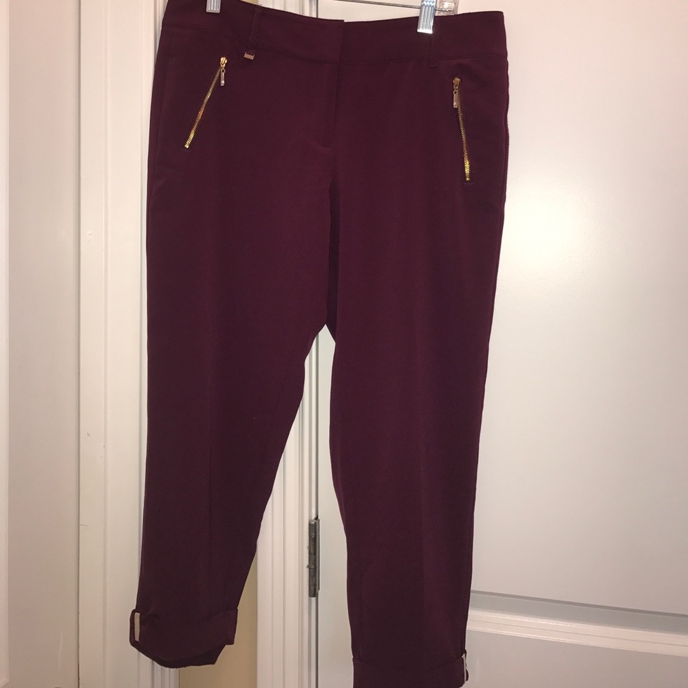 White House Black Market cropped dress pants