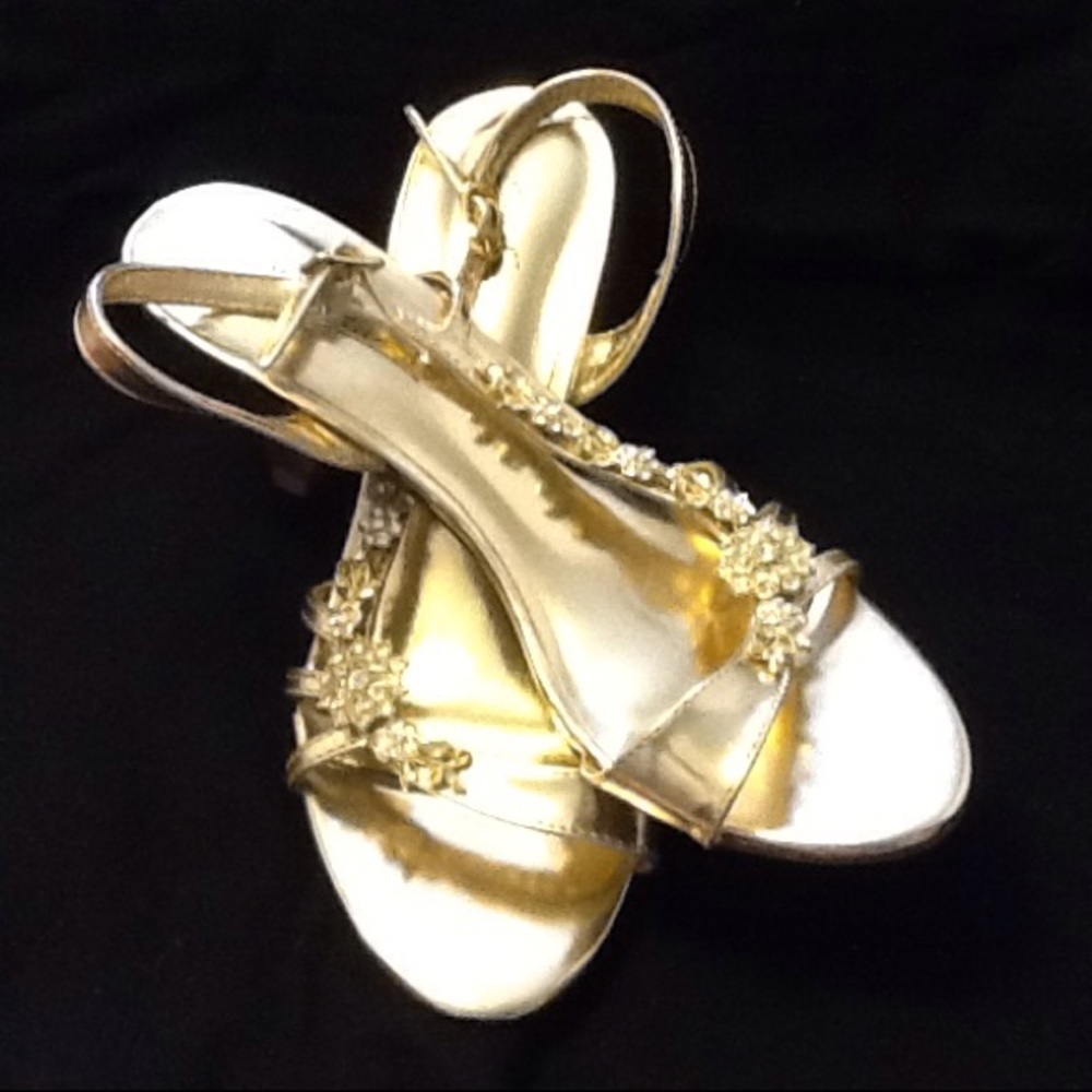 Gold heels