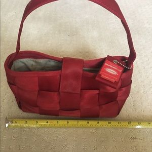 Purse Red Seatbelt bag