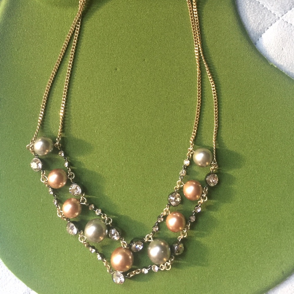 Givenchy crystal and beaded choker, vintage , mint