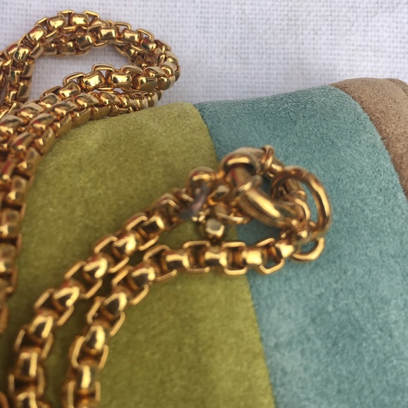 J. Crew Gold & Crystal Tassel Necklace - HP - Picture 5 of 6