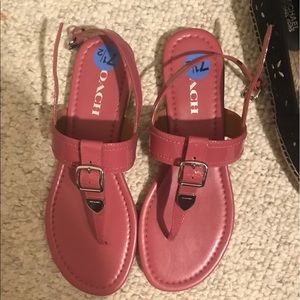 Coach thong sandals