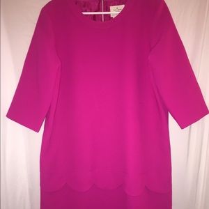 Kate Spade Sweetheart Pink Scalloped Dress