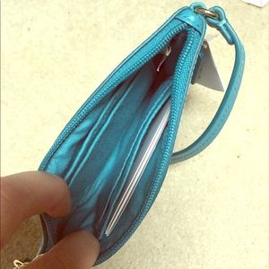 Small coach wristlet