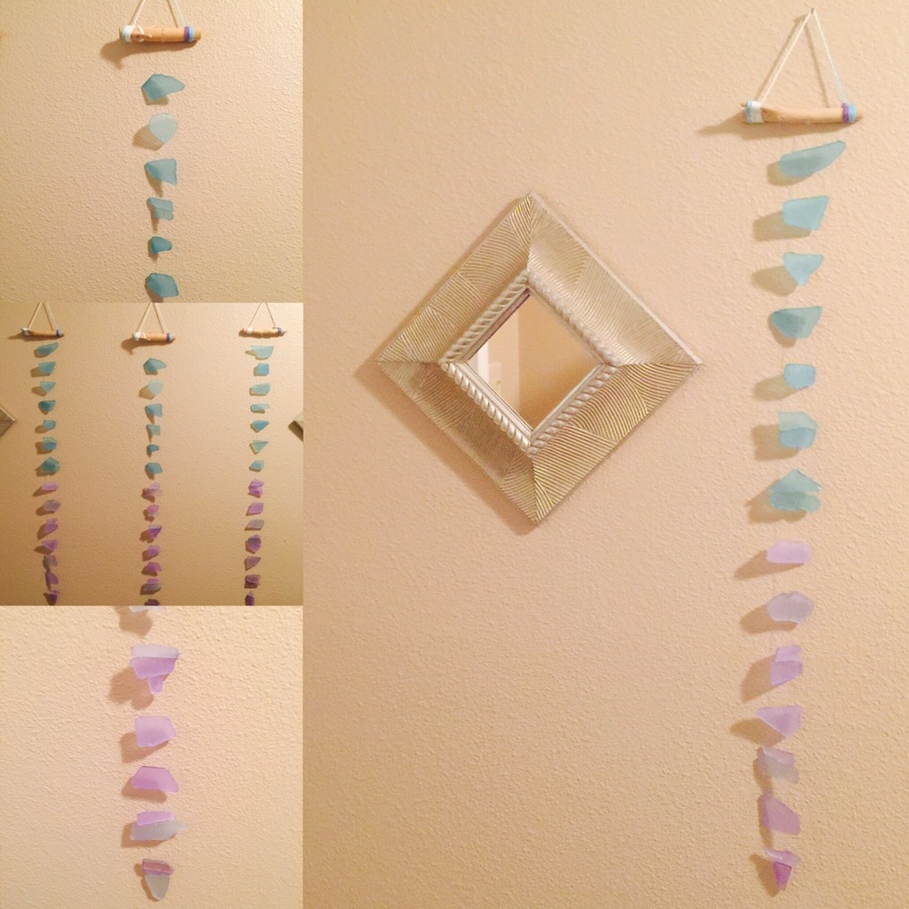 One Of A Kind By ARTIST - Sea Glass Wall Hanging