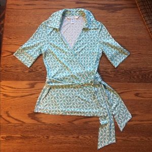 DVF Wrap Top