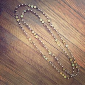 Single strand beaded necklace