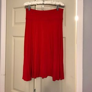 Red New York and company skirt