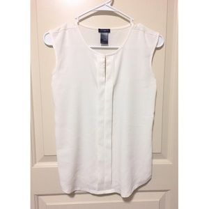 Ann Taylor Loft Petite off white blouse