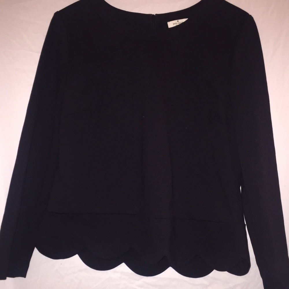 Kate Spade Scalloped Crop Top