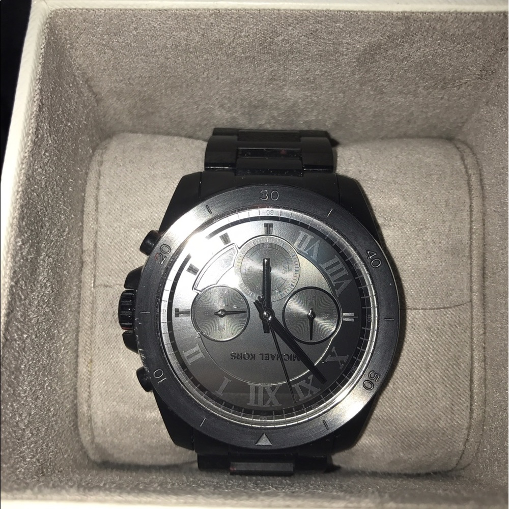 All black Michael Kors watch