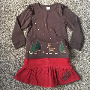 Gymboree Girls Shirt and Skirt Set