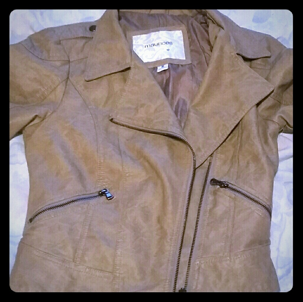 Maurices leather coat