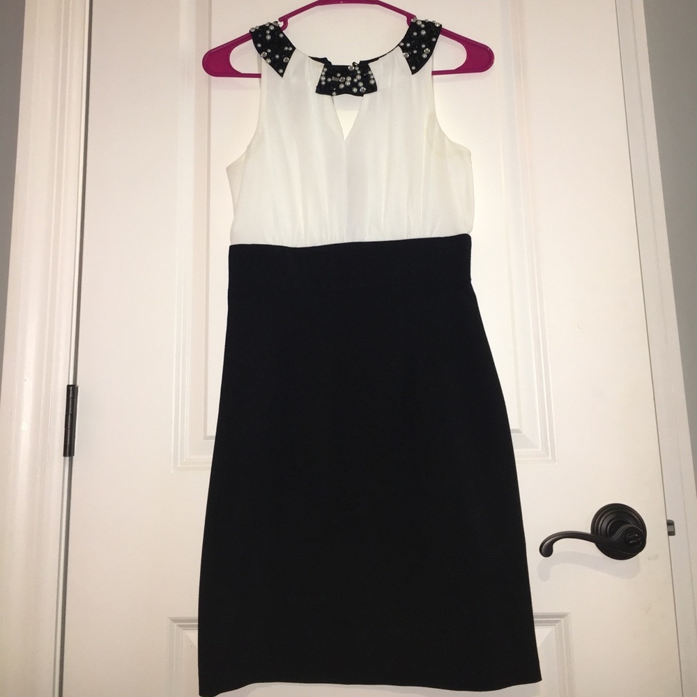 Black and white dress