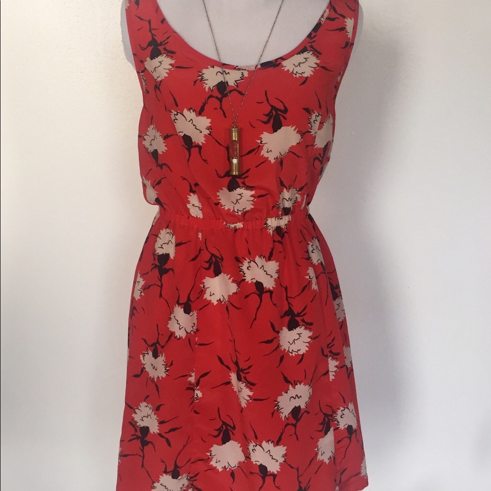 VINTAGE Poppy Red Mini dress