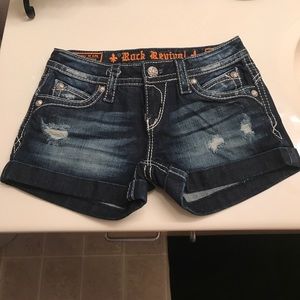 Rock Revival Denim Shorts